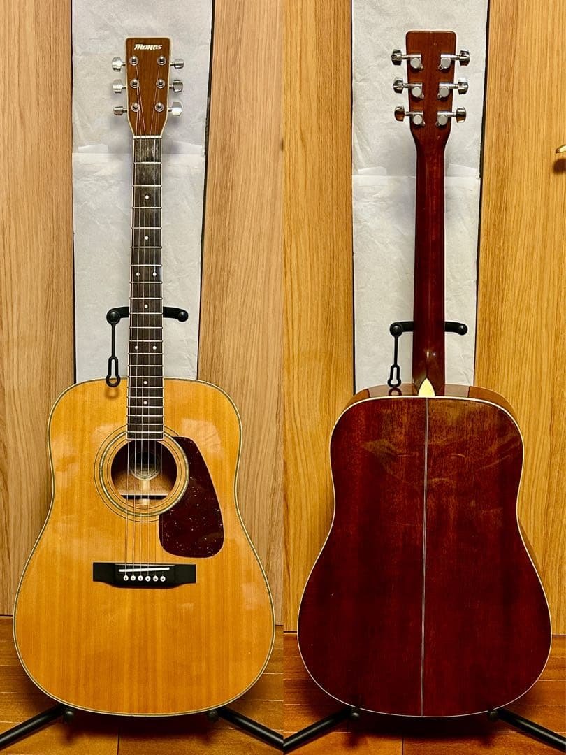 すぐ使えるヴィンテージ Morris MD-301N トップ単板 ハードケース付 すぐ使えるヴィンテージ Morris MD-301N トップ単板 ハードケース付